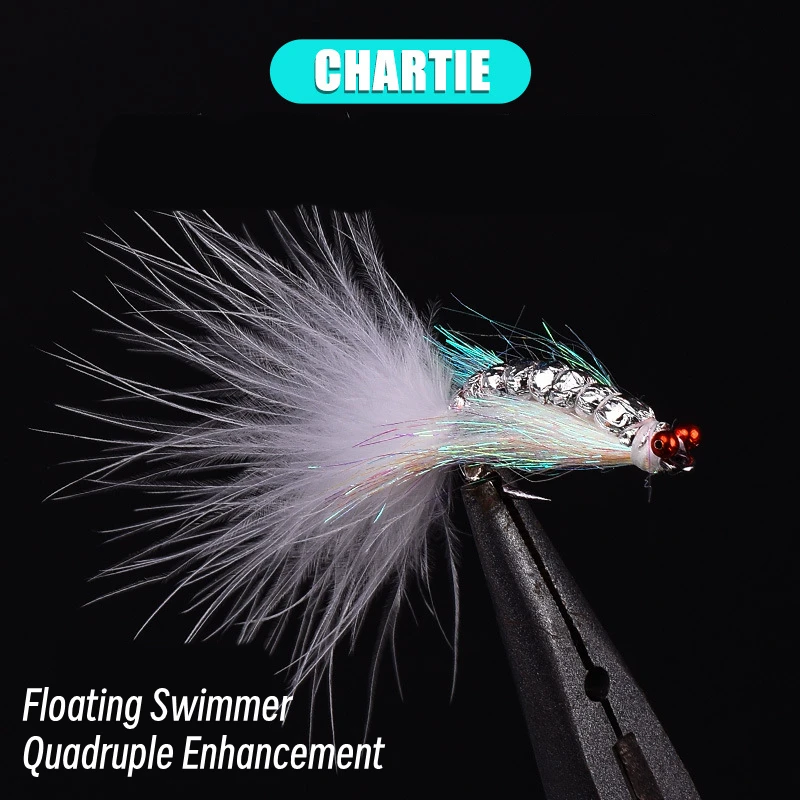 ZYZ-cebo de pesca con mosca, 5 uds., señuelo falso Artificial mejorado, anzuelos de pesca, cebo de pesca de mar y agua dulce, cebos postizos profesionales - imagen 2