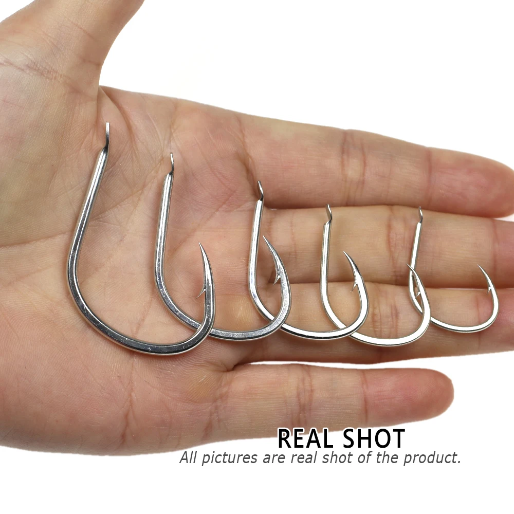 Wifreo-anzuelos de ayuda para pesca en agua salada, 10/20 piezas, para pesca lenta, trucha, Lucio - imagen 5