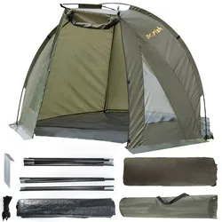 Bivvy ultraligera impermeable para pesca y caza