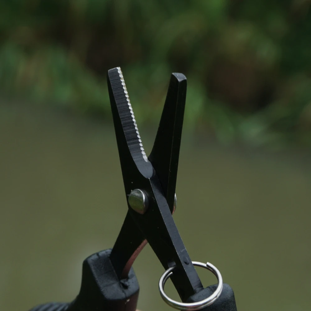 Hirisi-tijeras de pesca de acero inoxidable, alicates de tijera portátiles, corte de línea de PE, cortador de línea trenzada, accesorios de herramientas de pesca - imagen 2