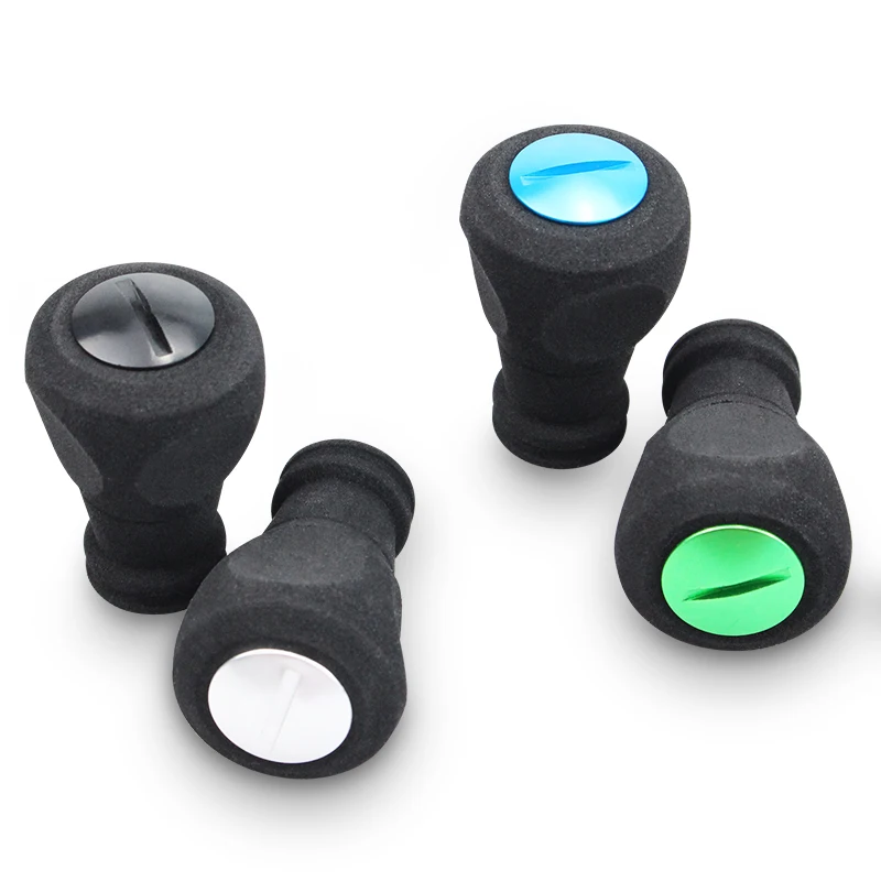 EKFan-mango de carrete giratorio de pesca, accesorio de fundición de cebo, perilla de mango de carrete de pesca, herramientas de aparejos de pesca, EVA, 25MM, 1 ud. - imagen 5