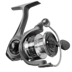 Carrete giratorio Rhino, arrastre de hasta 22 libras y carrete de pesca BB 7 + 1, carrete de aluminio CNC y pesca giratoria ultraligera