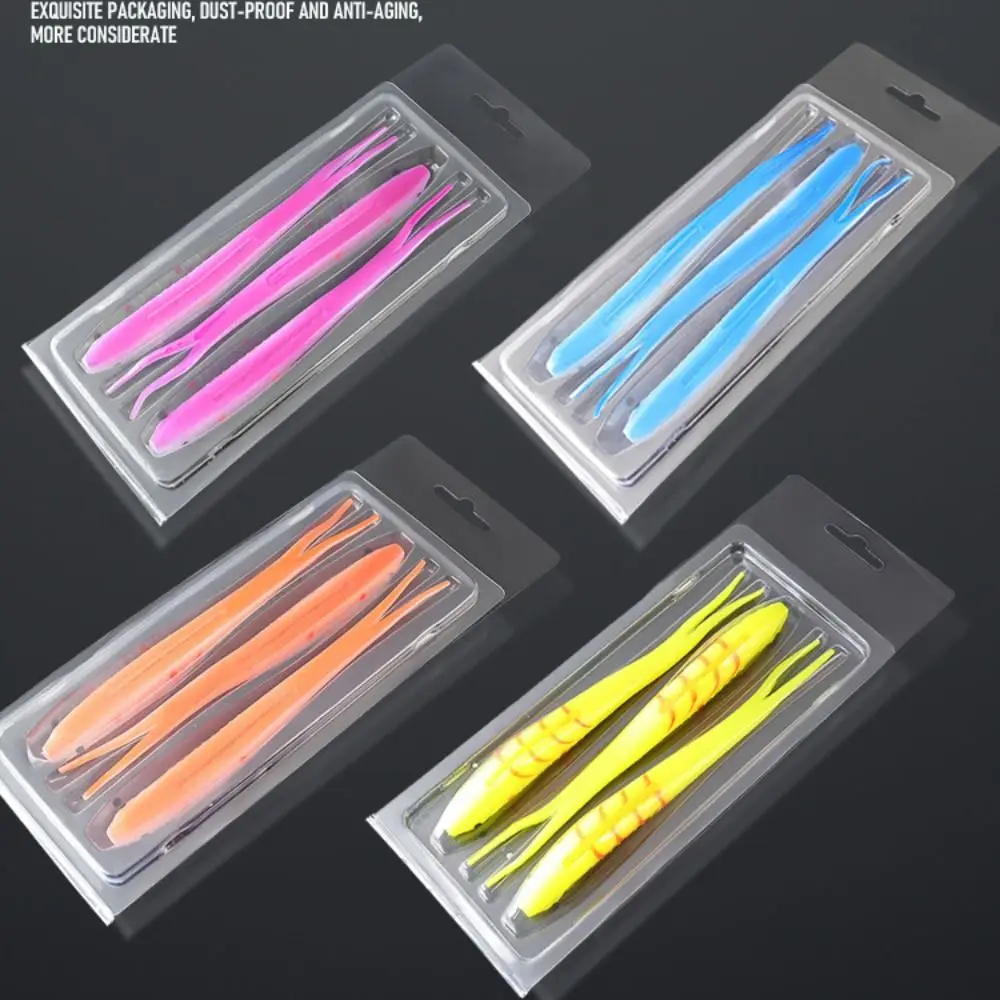 3 unids/pack nuevos señuelos blandos de pesca TPR 6 colores 17,5 cm 18g plantilla de pesca señuelo Y-tail Swimbait flotante cebos de pececillo pesca de invierno - imagen 2