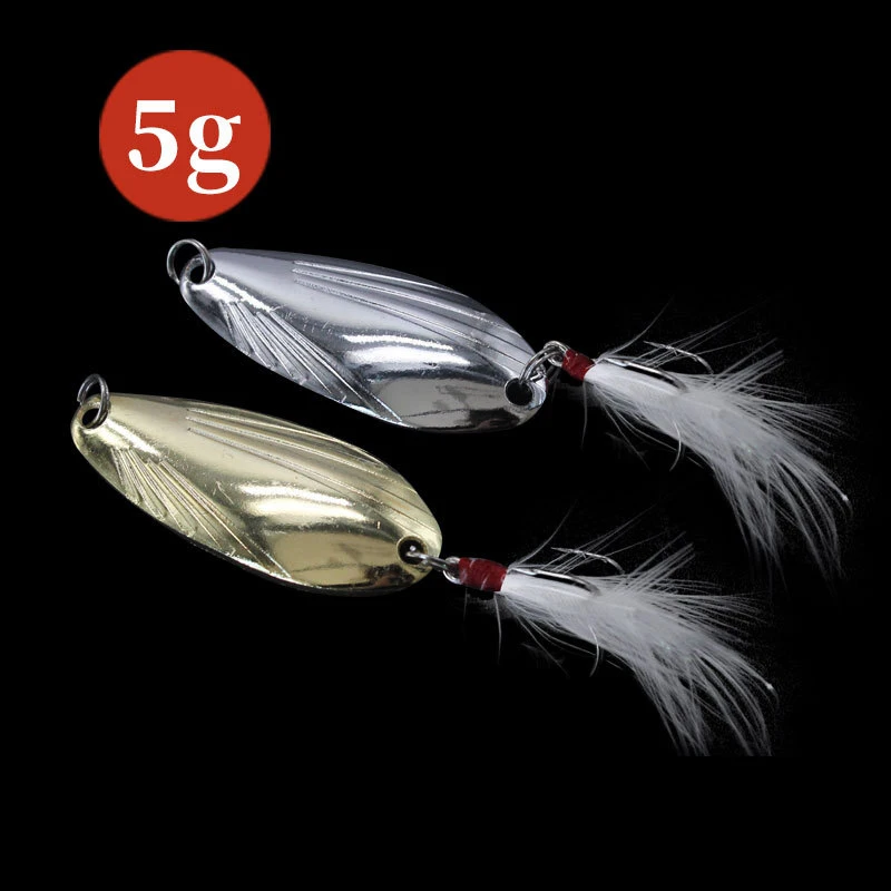 Experimente la emoción de la pesca con estos livianos con señuelos de metal 5G