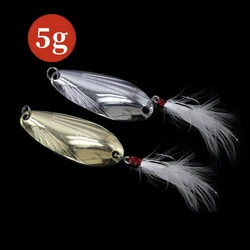Spinner metálico para lubina – Señuelo con anzuelo de acero