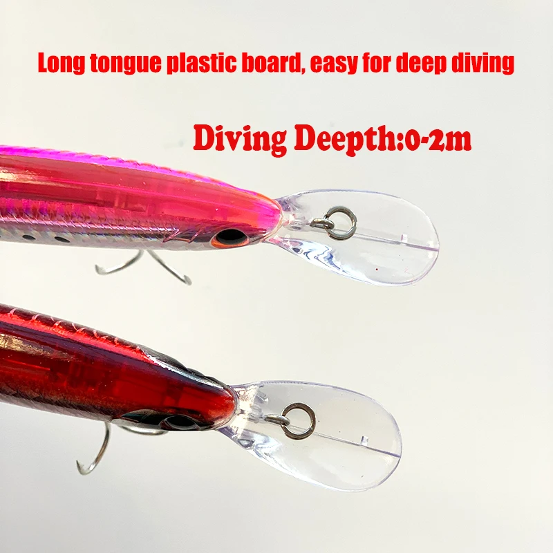 Testar-cebo de pececillo hundido, 125mm, 30g, señuelo de pesca de agua salada, cebo de natación UV pesado, Wobblers artificiales costeros de fundición larga, cebo duro - imagen 5