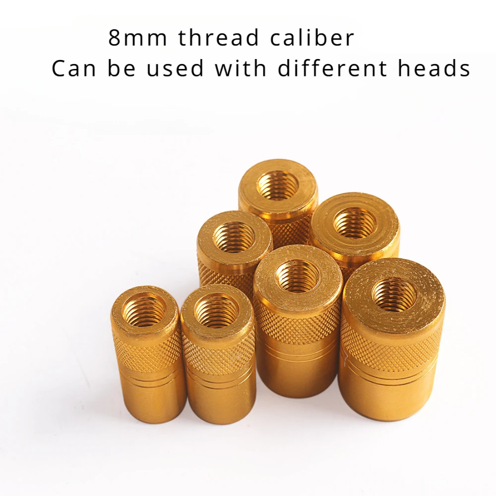 Conector de red de inmersión para caña de pescar, accesorios de conector de red de inmersión de tornillo, Conector de cabeza de red de inmersión DIY, 8mm - imagen 4