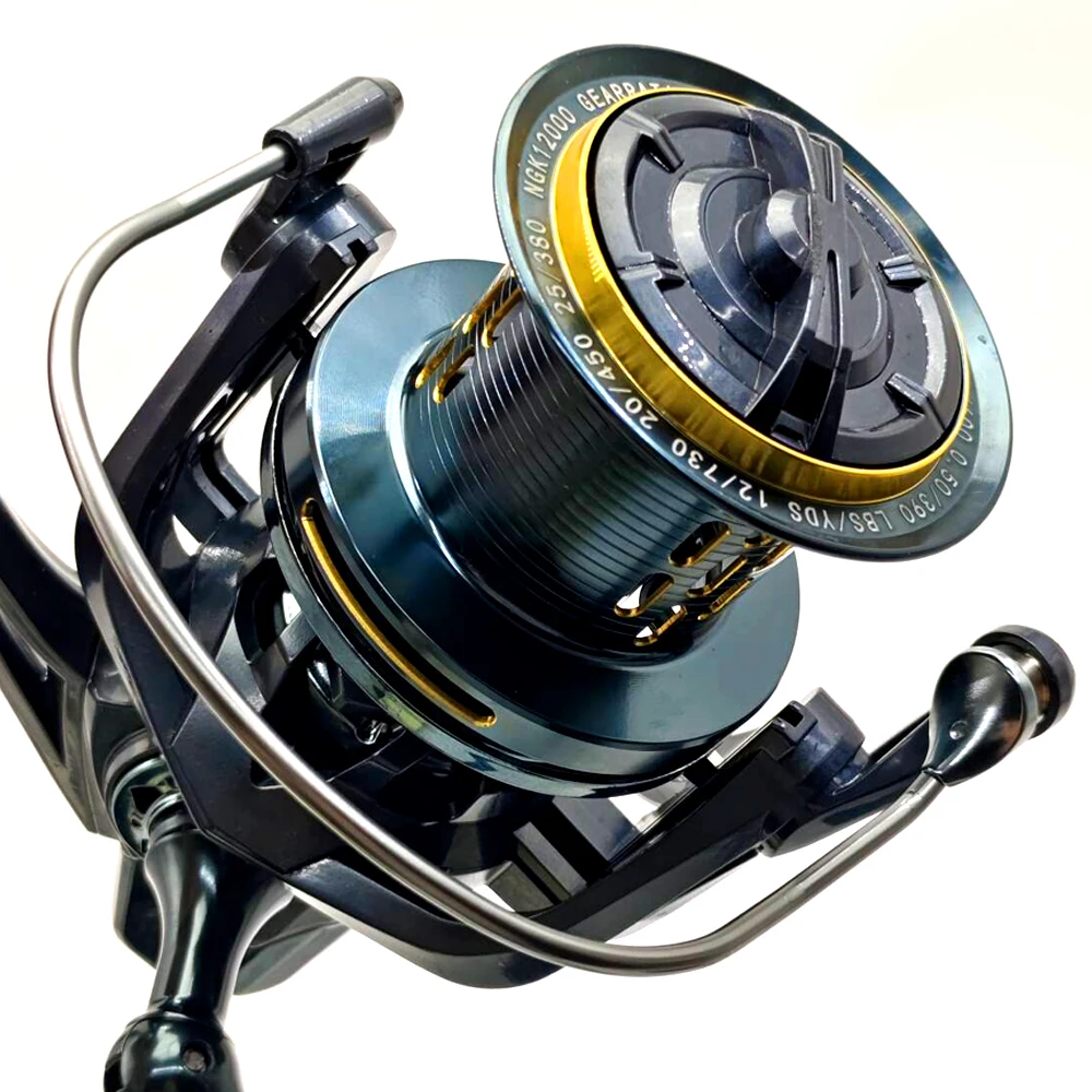 Carrete Spinning Surf 9000-14000 – Lanzamiento largo 20kg arrastre - imagen 4