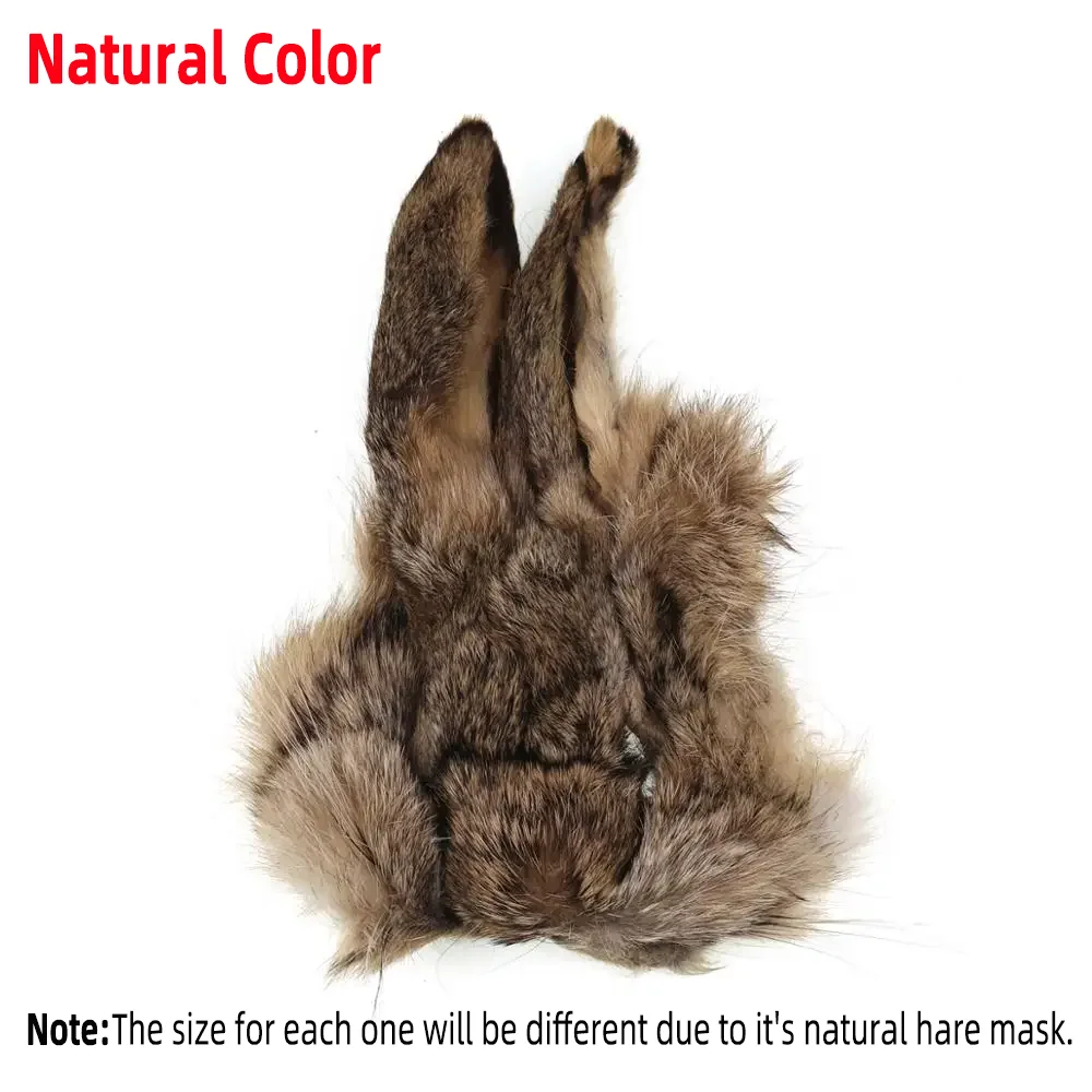 Wifreo Máscara Liebre natural para atar moscas de trucha - imagen 3