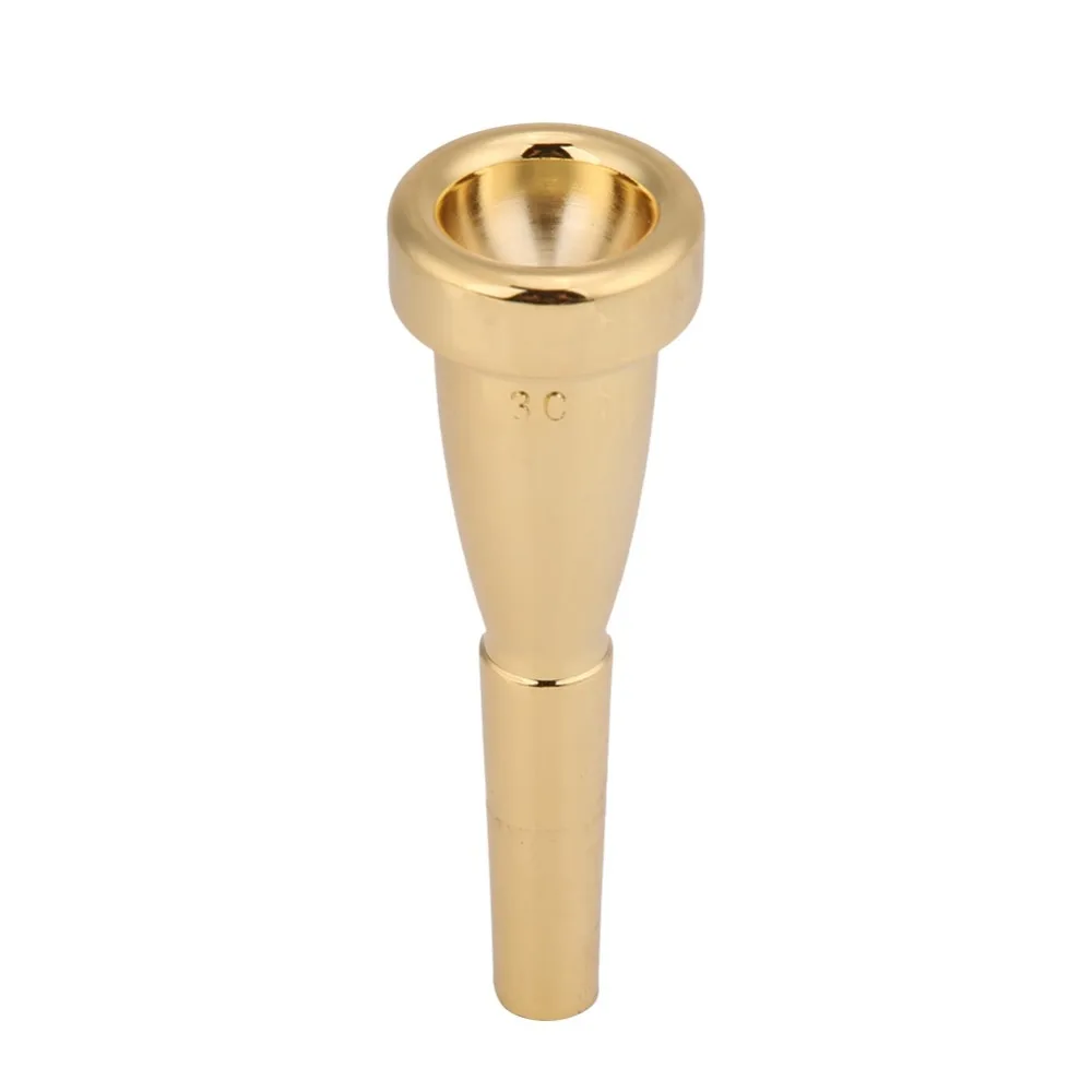 Boquilla de trompeta de latón oro/plata, diseño único