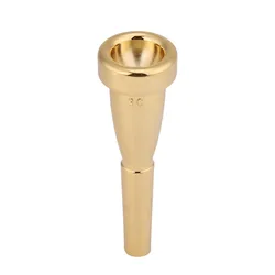 Boquilla de trompeta de latón oro/plata, diseño único