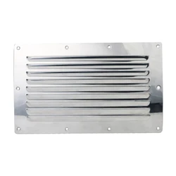 Cubierta ventilación barco acero inoxidable – 9 orificios 250×150mm