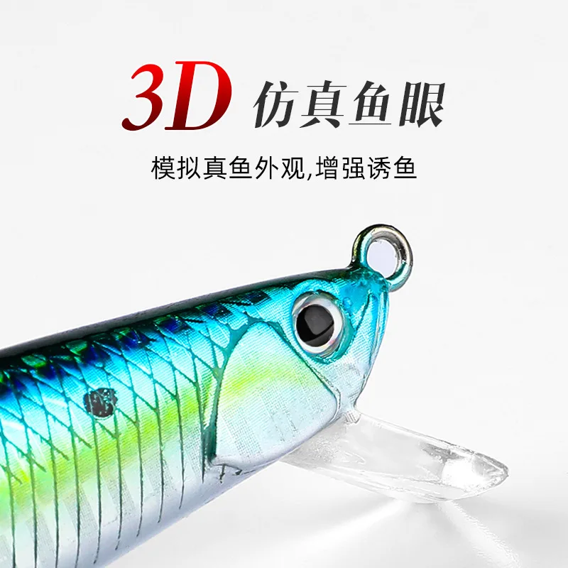 BEARKING Jerkbait Slim Minnow - Señuelo Wobbler para carpa y bass - imagen 4