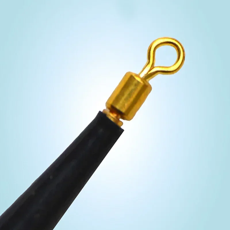 10//20/30 unids/lote bloque de equipo de pesca flotadores de pesca de deriva de rotación Bobber cobre + equipo de herramientas de pesca de goma - imagen 2