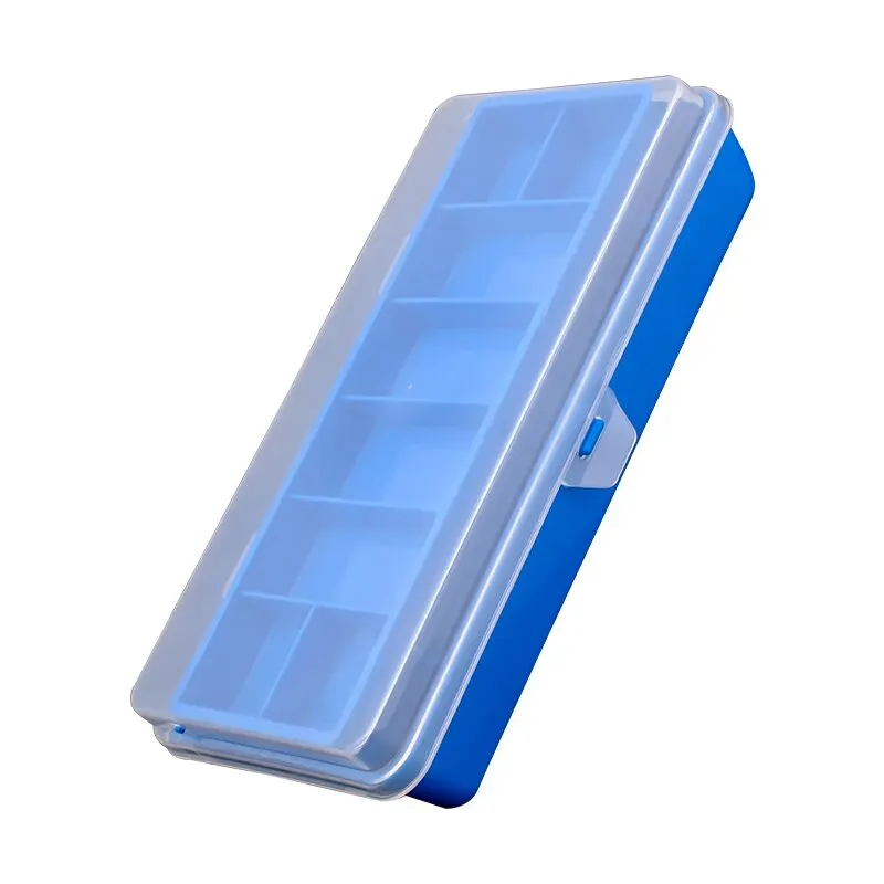 Caja de aparejos de pesca portátil TAIYU, 11 compartimentos, estuche de almacenamiento de dos pisos, accesorios de pesca de carpa, anzuelo de señuelo, caja de herramientas de cebo suave - imagen 5