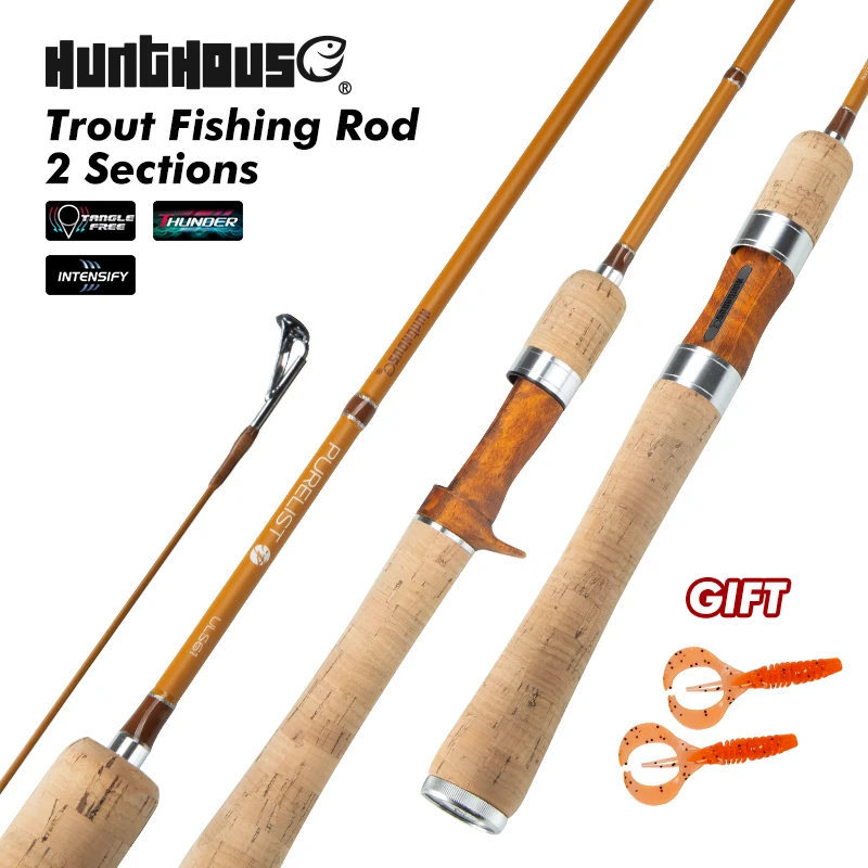 Hunthouse UL caña trucha ultraligera spinning carbono - imagen 4