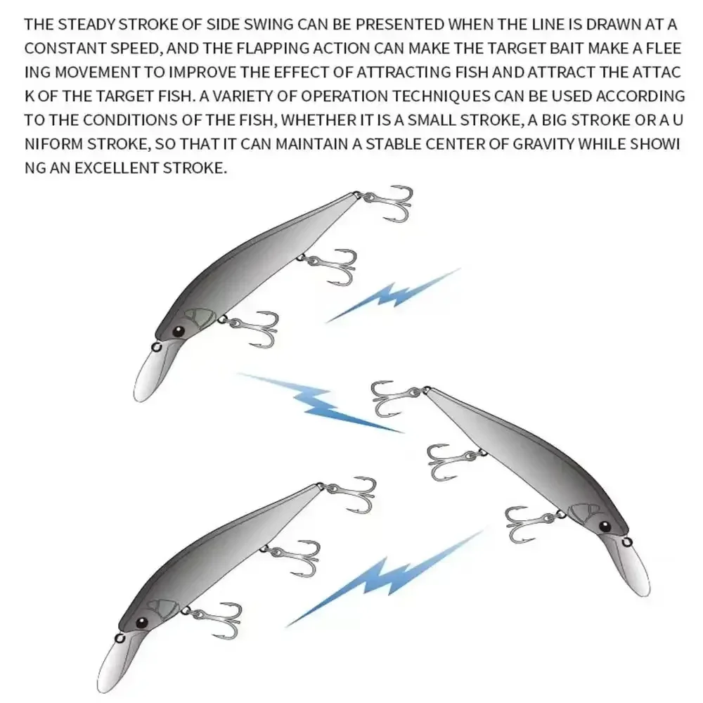 TSUYOKI Wink 110SF Minnow Wobblers Jerkbaits flotantes lentos para luccio y lubina, Megabass Vision Oneten 110 señuelos artificiales 2024 - imagen 3