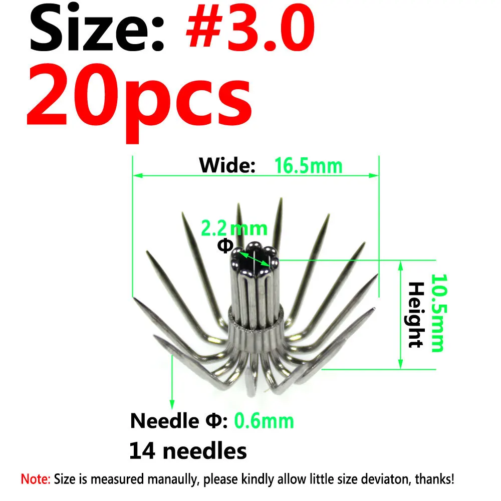 20pcs size 3.0