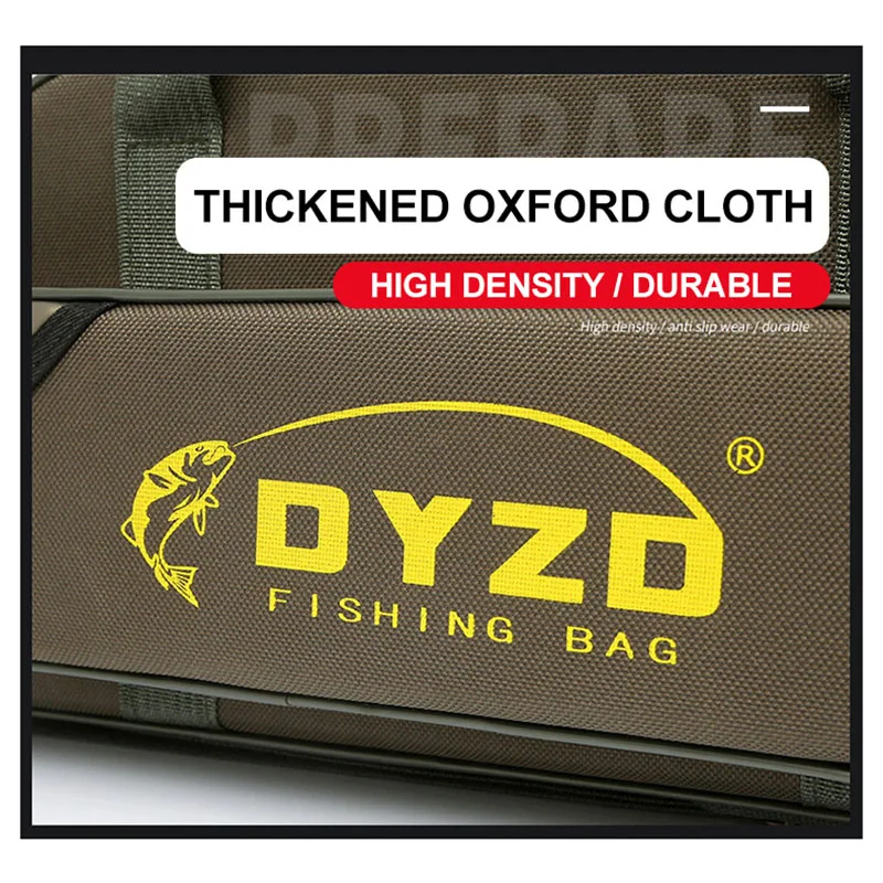 Bolsa transportadora para caña de pescar, accesorio plegable y portátil de 2/3/4 capas, 70CM-130CM, bolsa de almacenamiento, resistente al agua, XA81G - imagen 5