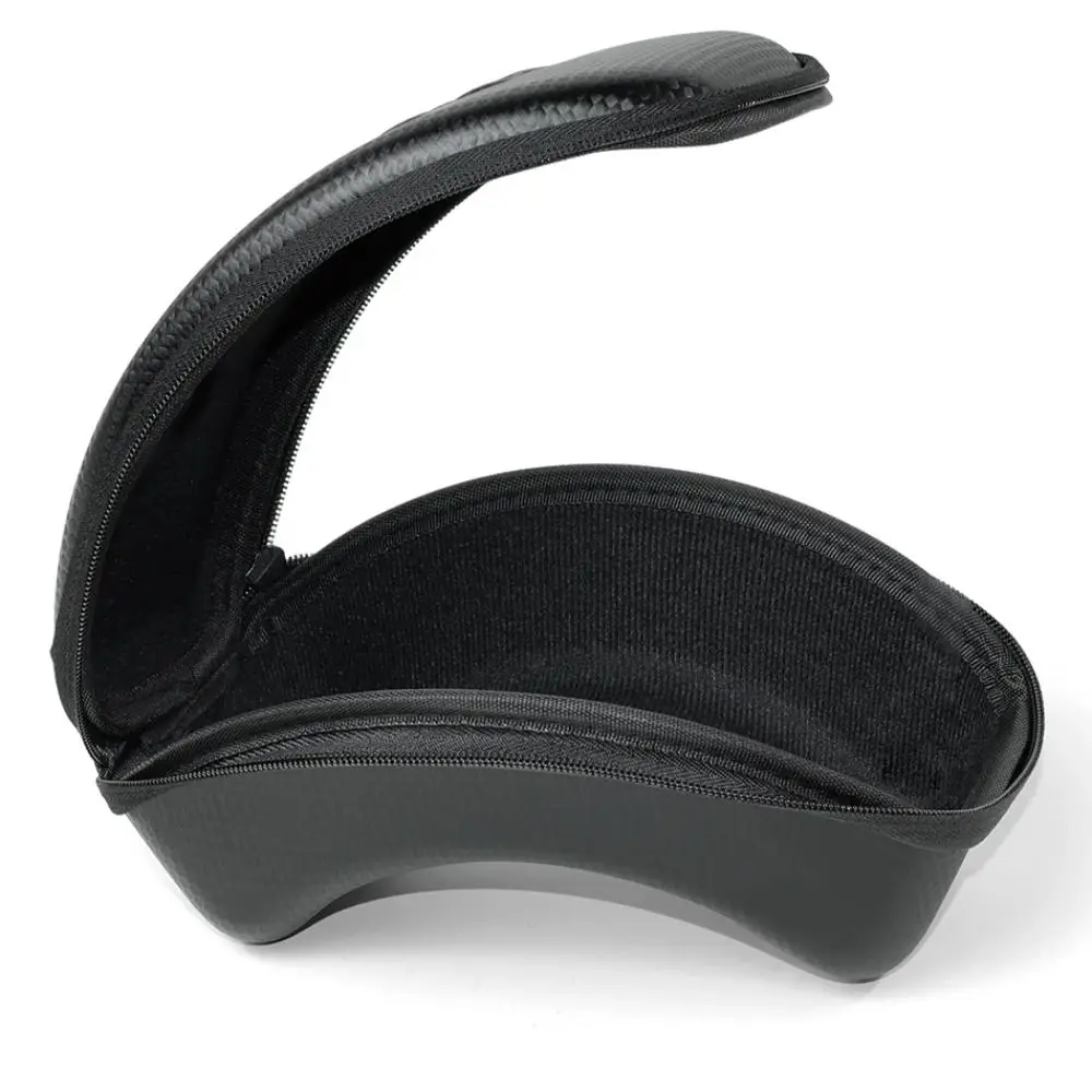 Estuche para gafas de esquí a prueba de golpes con mosquetón, estuche portátil para gafas de Snowboard, protección contra el viento, estuche para gafas de nieve a prueba de arena - imagen 3