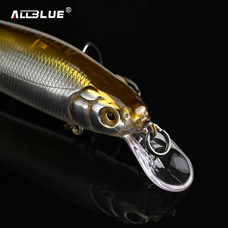 ALLBLUE KITETSU 115SP Wobbler-señuelo de pesca suspendido, 115mm, 15,4g, pececillo de plástico duro, perca para lubina, aparejos de cebo Artificial - imagen 5