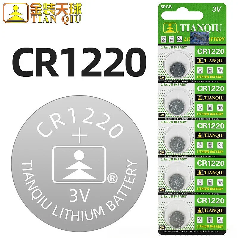 Pila botón CR1220 3V litio para báscula pesca y electrónica - imagen 2