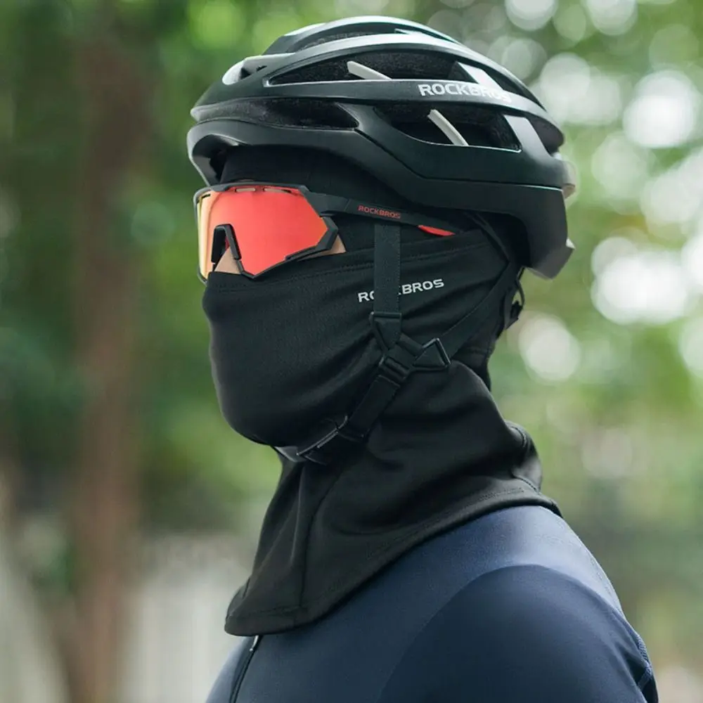 Casco de motocicleta para mantener el calor, máscara térmica de esquí a prueba de viento, protección facial completa, cubierta de cabeza de ciclismo de felpa para hombres y mujeres - imagen 3