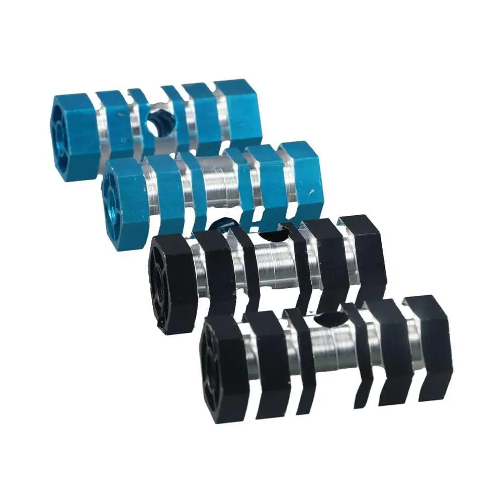 Ranuras de bicicleta de carretera de aleación de aluminio antideslizantes, clavijas hexagonales para acrobacias BMX, Pedal de eje de bicicleta, rueda delantera y trasera - imagen 5