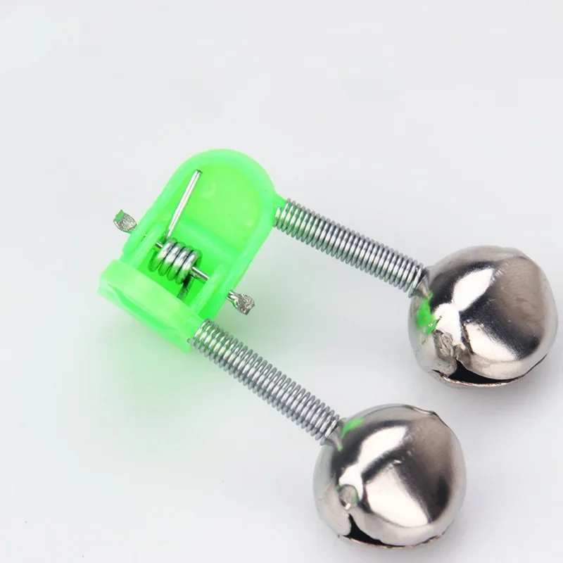 Juego de 5/10 Uds. De campanas luminosas para morder pescado, alarma de gancho, alarma de doble anillo adecuada para pesca nocturna, equipo de pesca especial - imagen 2