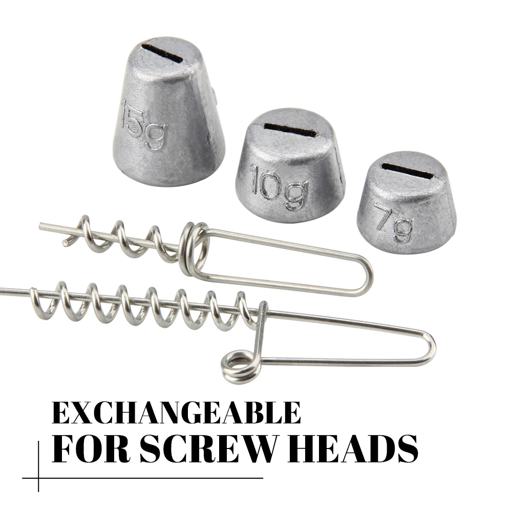 Spinpoler-pesos de pesca para plataforma Stinger, 5g, 7g, 10g, 15g, 20g, río, mar, agua dulce, agua salada, lubina, bagre, Bluefish - imagen 5