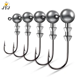 Jig Head con rosca para vinilos - afilado gancho de vinilo blando