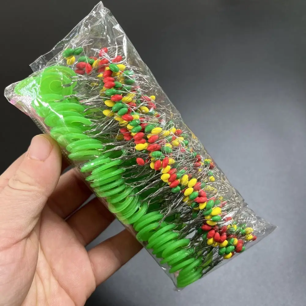 Tapón de goma flotante para pesca, accesorios de aparejos de línea de pesca en el espacio, ovalados, 600 piezas, 100 grupos - imagen 3