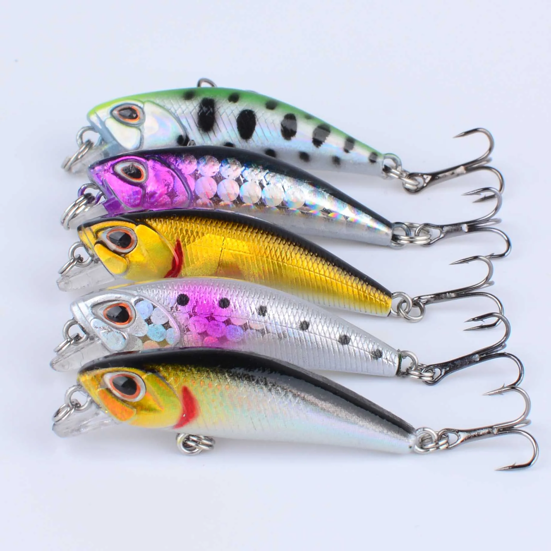 Señuelo crankbait minnow flotante oscilante para perca y carpa - imagen 4