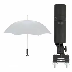 Cochecito para palos de golf ajustable negro bici con soporte paraguas