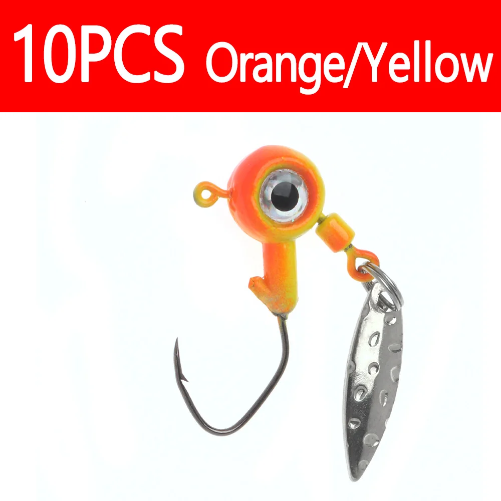 10pcs OrangeIYellow