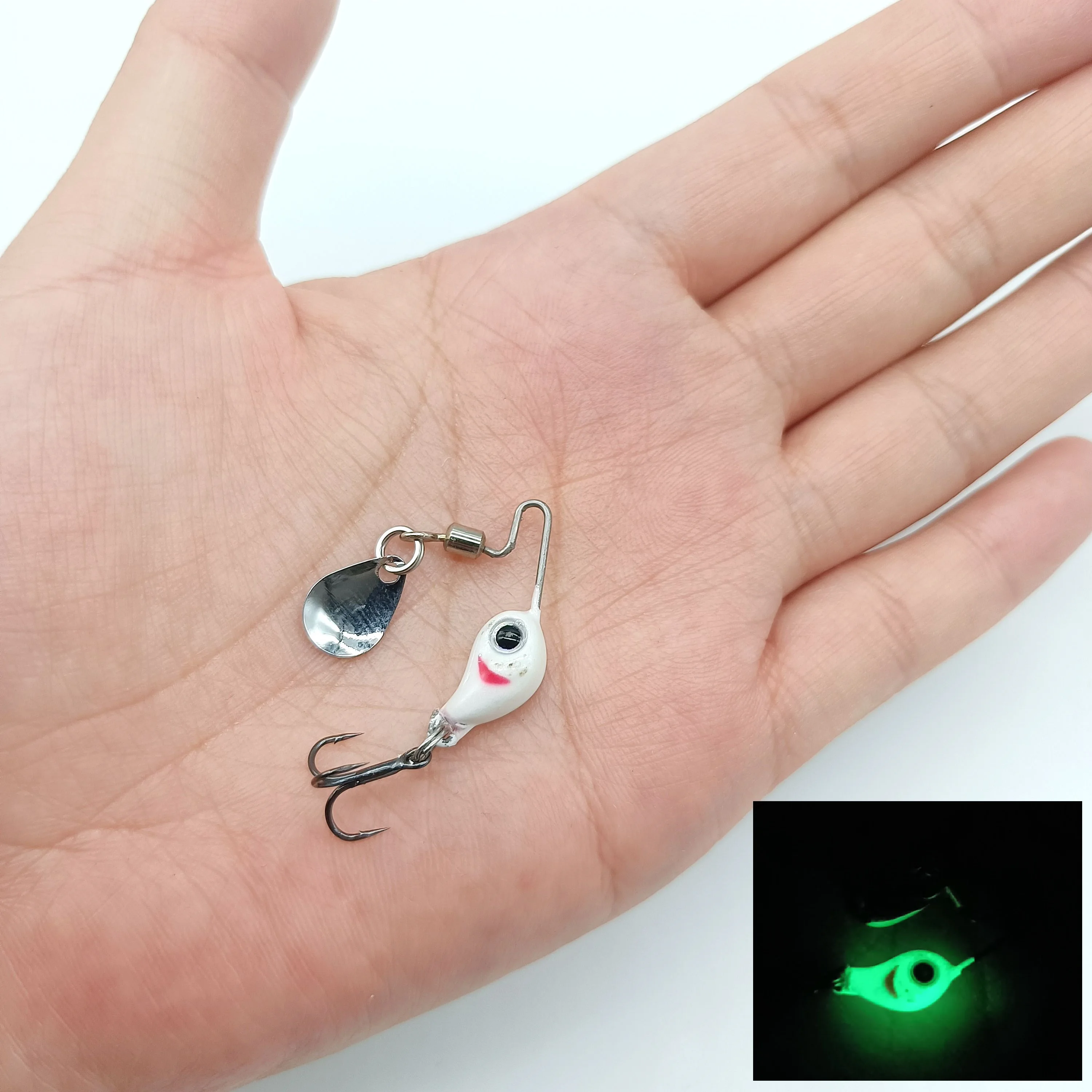 DUODUOYU Mini VIB Jig Fishing Leurre 4g/8g Spinner hundimiento cuchara giratoria Crankbait isca accesorios de pesca artificiales, 1PC - imagen 2