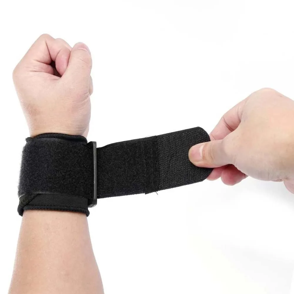Vendaje de compresión para tenis y gimnasio, Protector carpiano para baloncesto, voleibol, soporte para muñeca, pulseras, soporte para túnel carpiano, 2 uds. - imagen 5