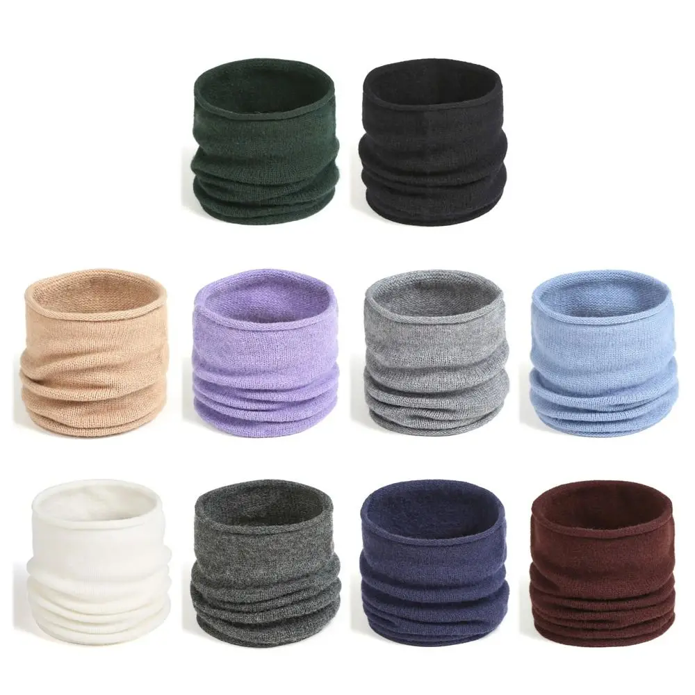 Pañuelo deportivo de punto a prueba de viento, bufanda de lana de Color sólido para ciclismo, bufanda para la cara - imagen 2