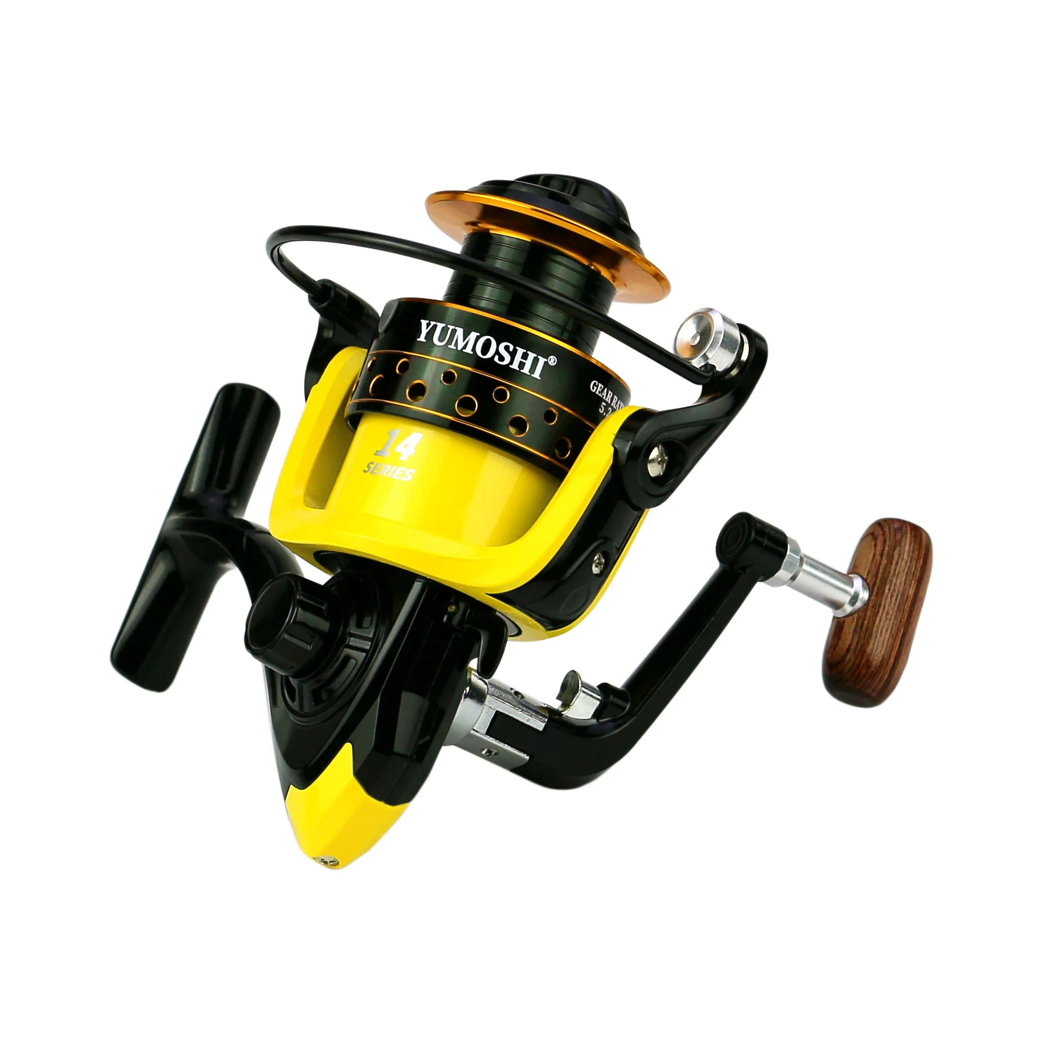 PROXPE-carrete De Pesca giratorio para agua salada, rueda De Metal De 2000 a 7000, Molinete De Pesca De carpa - imagen 2