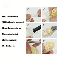 Red soluble en agua para pesca gruesa – Bolsa de señuelos portátil
