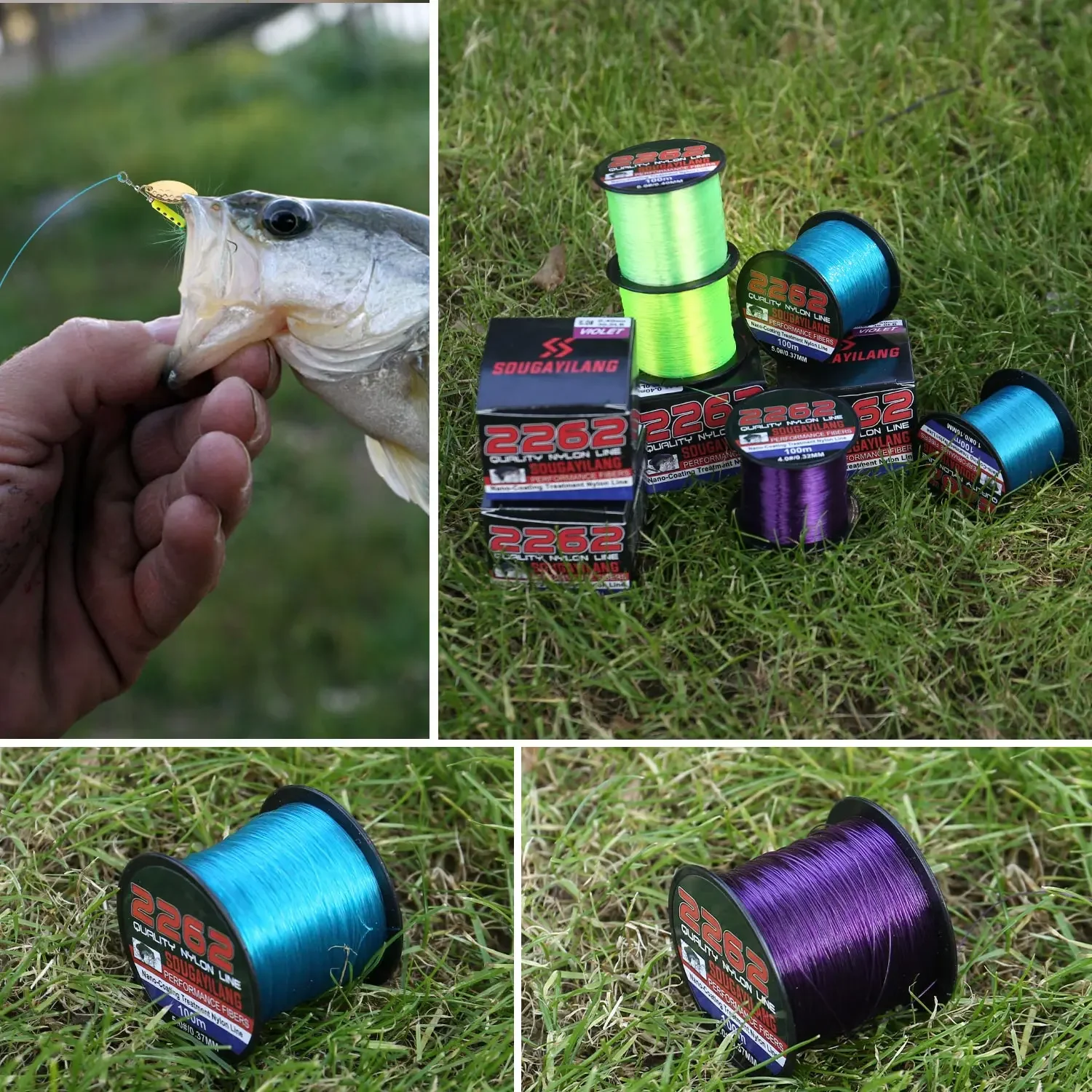 Sougayilang-sedal de Pesca de nailon monofilamento, 100M, 7-26LB, Sedal líder superfuerte, sedal de hundimiento, accesorios para Pesca de carpa - imagen 5