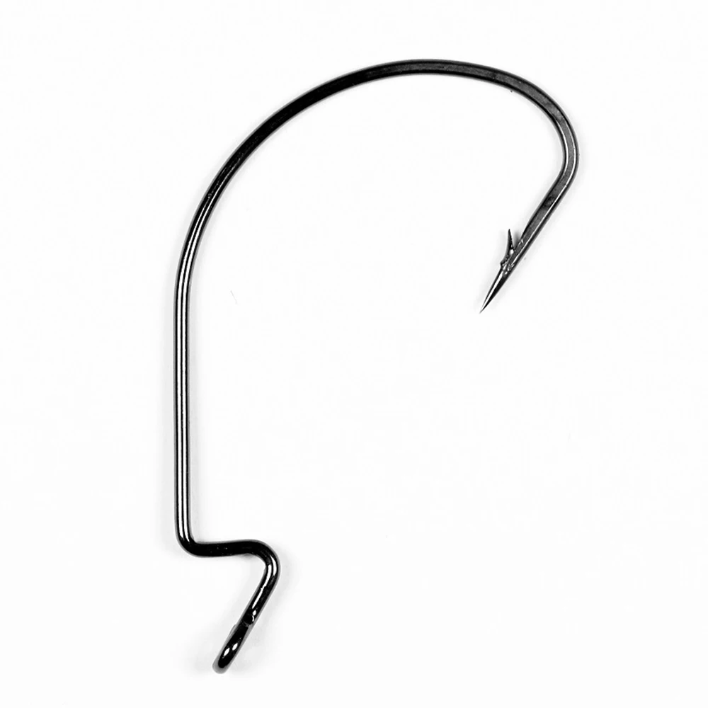 500 unids/lote gancho de manivela vientre ancho reforzado diámetro de alambre fino aparejos de Pesca accesorios suministros Pesca al por mayor - imagen 3