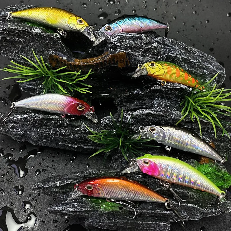 Mini Señuelos de Pesca de pececillos que se hunden, cebo Artificial de 48mm y 4g, para Peche, trucha, Swimbait, equipo de Jerkbait, 2 unidades - imagen 5