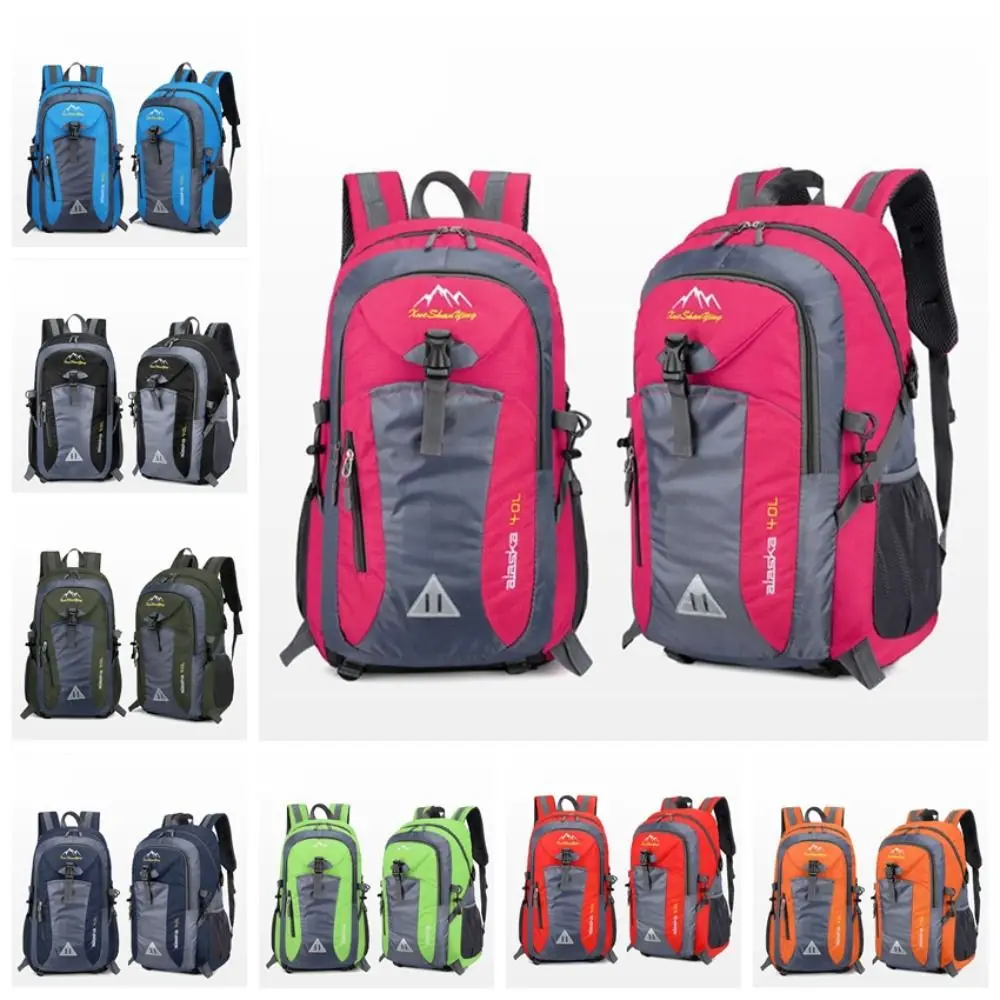 Bolsa de lona impermeable para montañismo, ligera, resistente al desgaste, bolsa deportiva juvenil, mochila informal gruesa para hombre, senderismo - imagen 4