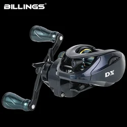 Carrete de Pesca BILLINGS Freno Magnético – Bobina y Manivela Metal