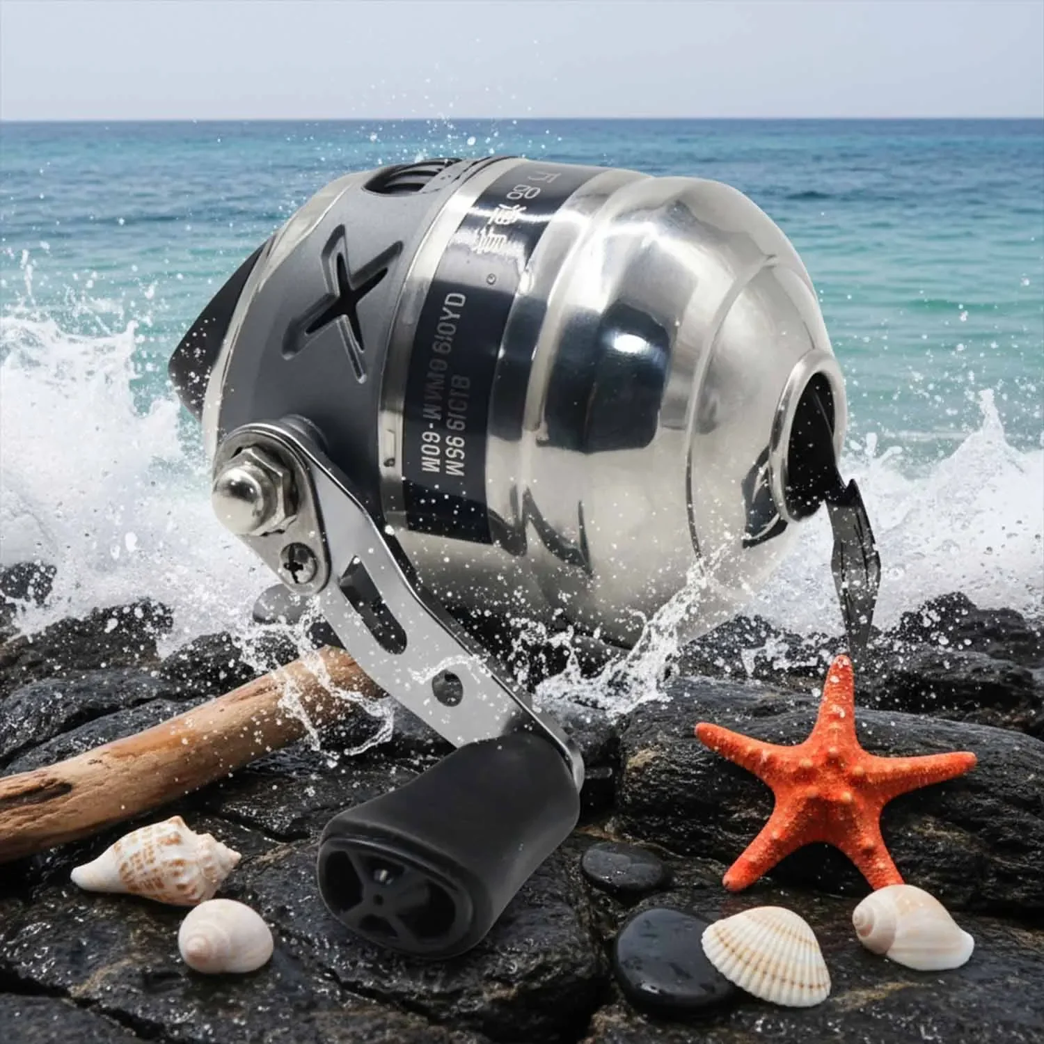 Carrete WP30 para pesca submarina – Acero inoxidable estilo arco - imagen 5