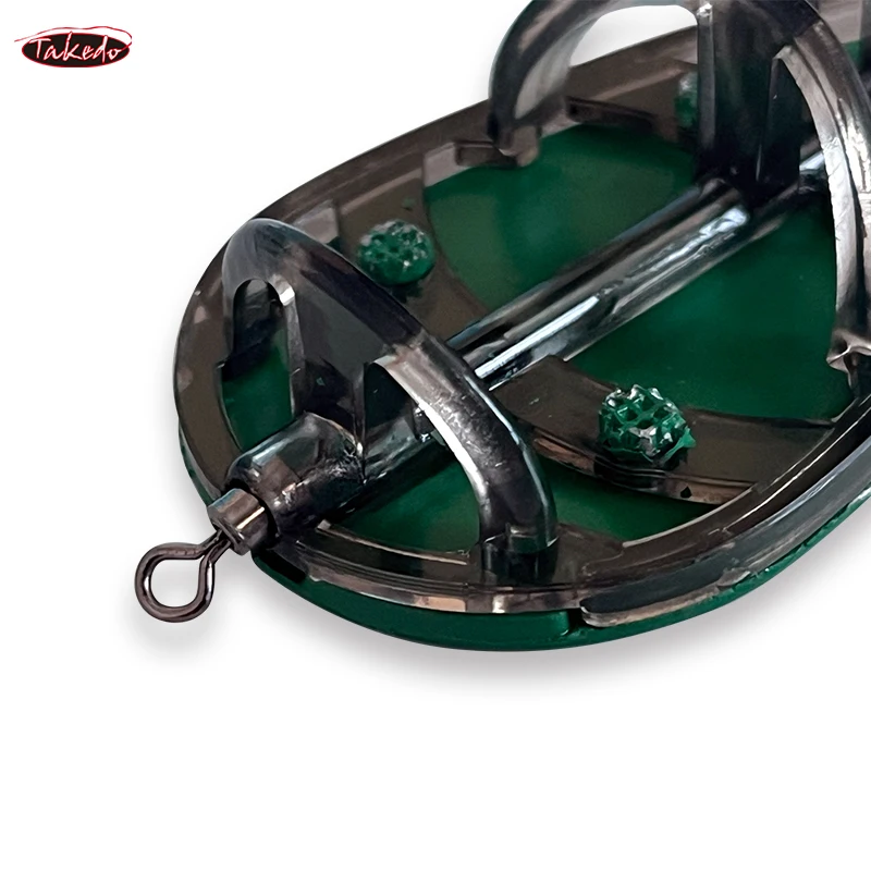 TAKEDO TN15 20G 30G 40G 50G 60G lanzador de cebo alimentador de carpa método de pesca alimentador y molde conjunto de aparejos de pesca de carpa - imagen 5