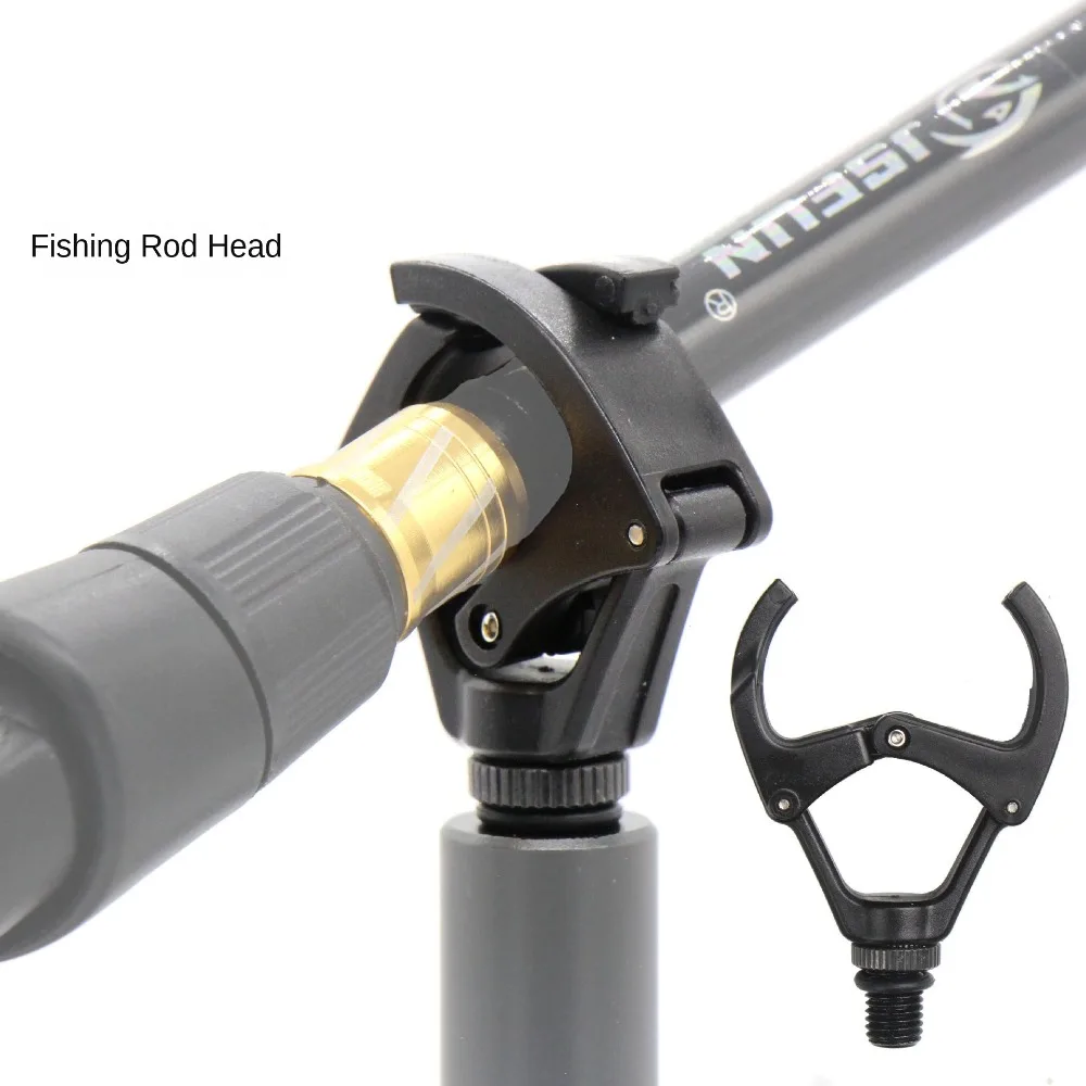 Nuevo soporte para caña de pescar de carpa gruesa, palos para banco de tránsito, cabezal de apoyo para caña de pescar, tenedor, herramientas de aparejos de pesca - imagen 3