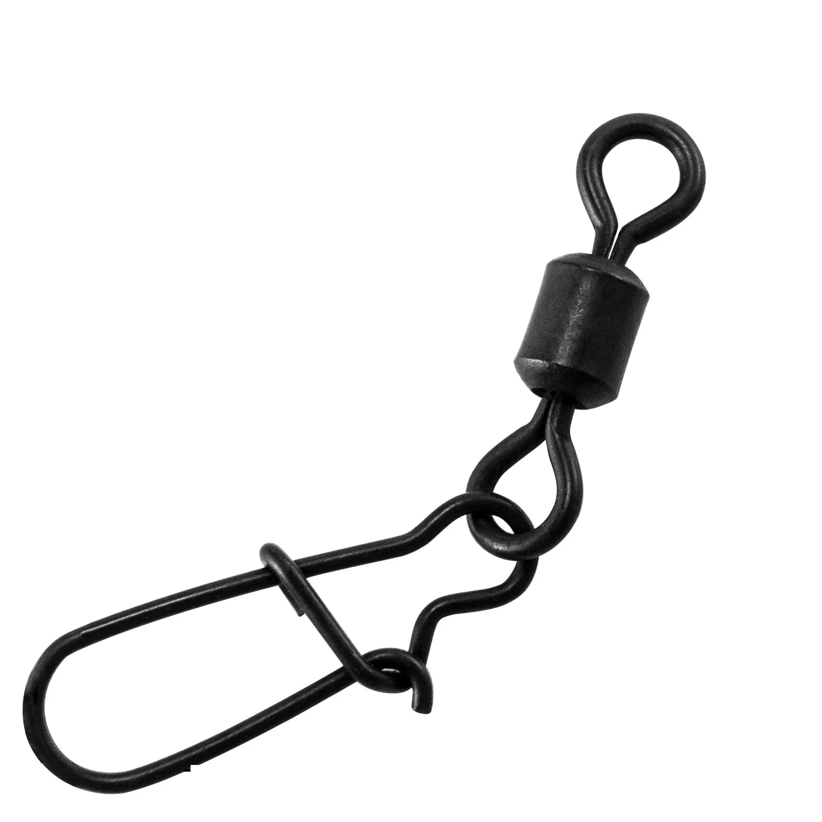Duo Broche giratorio pesca negro mate - Conector señuelos - imagen 2