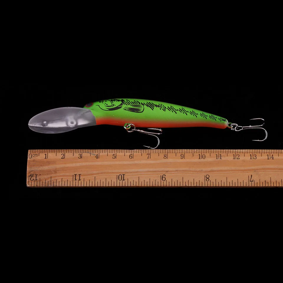 WALK FISH 1 Uds cebo duro 115mm 11,6g calidad Minnow señuelo de pesca manivela Wobble profundidad 3-4m mejores anzuelos para aparejos de pesca - imagen 5